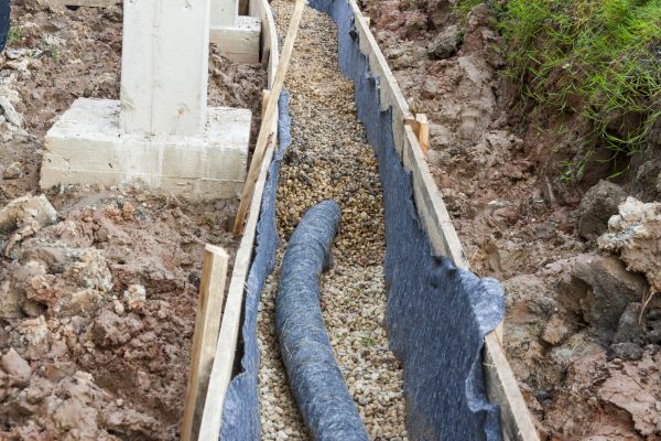 French Drain Installation in Saratoga Springs
